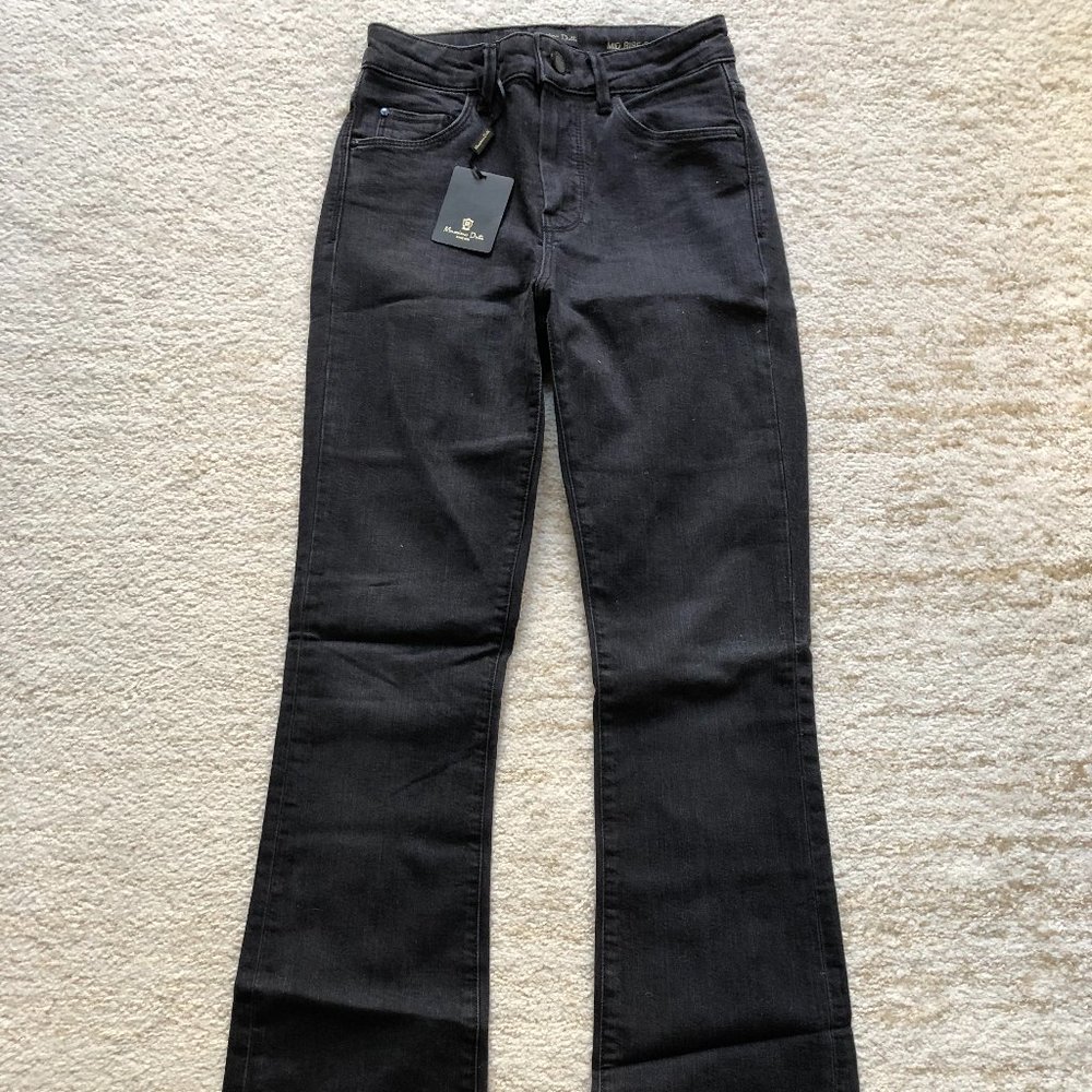 Massimo Dutti Mid Rise Boot Cut Jeans Stretchy Fit